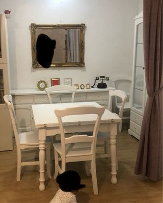 Conjunto Muebles Salón Comedor Blanco