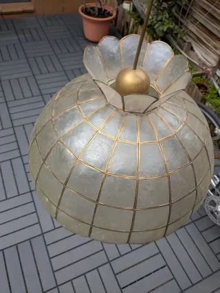 Lámpara de techo nacarada