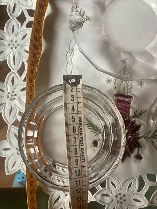 Formaggiera vintage in cristallo