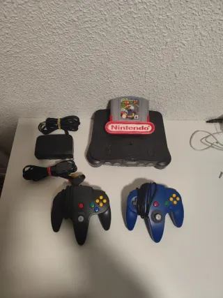 Nintendo 64 Consola + 2 Mandos + Juego