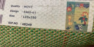 Alfombra infantil animales 133x190cm