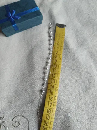 Pulsera Plata Ley 925 Estrellas Bolas