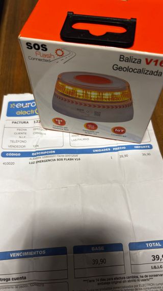 Baliza SOS Flash V1 Geolocalizada