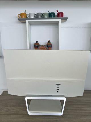 Monitor HP 23xw Plata y Blanco