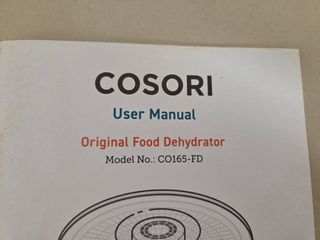 Deshidratadora de alimentos COSORI