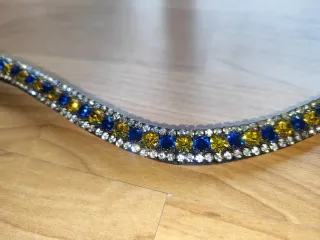 Frontalera caballo pony con pedrería