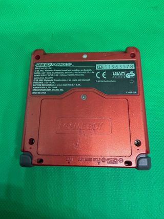 3 Game Boy Advance SP (Rojo y Plateado)