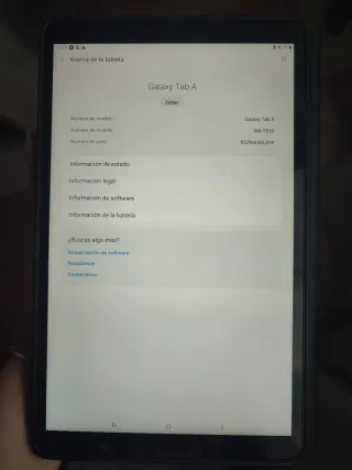 Samsung Galaxy Tab A 10.1 SM-T510 como nueva+funda