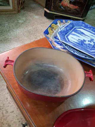 Olla Le Creuset Roja Antigua