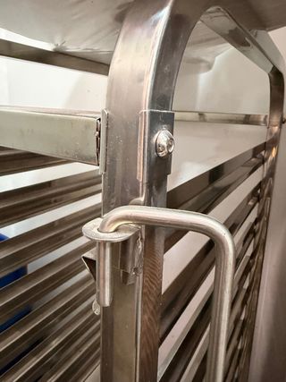 Carro bandejas acero inoxidable