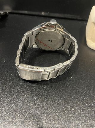 Reloj Lotus Hombre Negro/Plata