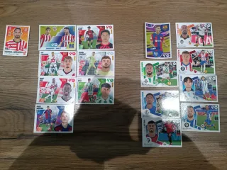 Lote 76 Stickers Cromos Panini y Topps.