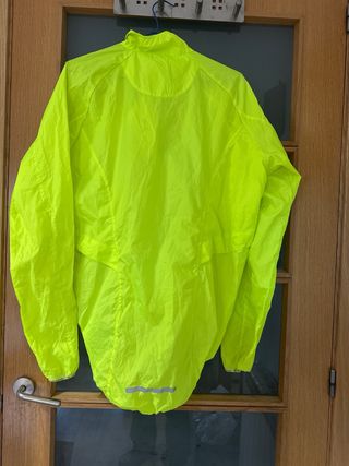 Cortavientos Ciclismo Amarillo Neón talla L