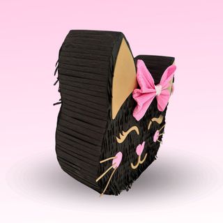 Piñata Gatita Negra Fiesta Cumpleaños