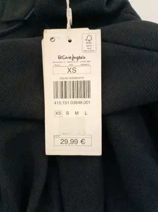 Vestido negro El Corte Inglés event collection