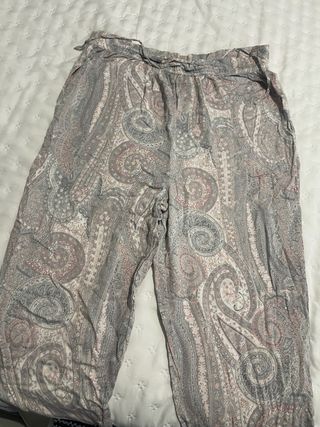 Pijama Mujer Gris y Rosa