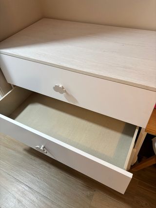 Cómoda ROS blanco y madera