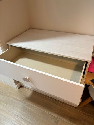 Cómoda ROS blanco y madera