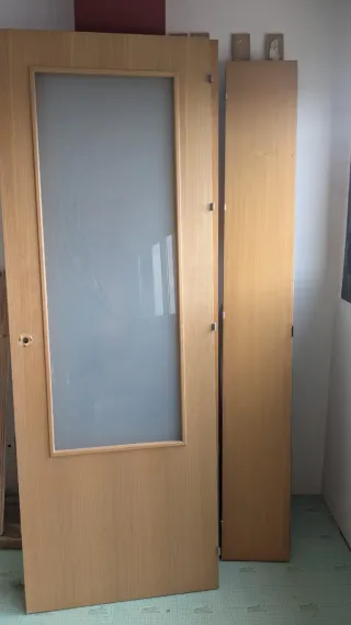 4 Puertas Interiores Madera más 2 con cristal