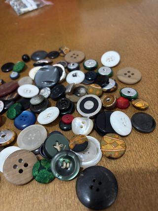 Lote botones vintage años 50/60