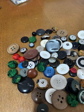 Lote botones vintage años 50/60