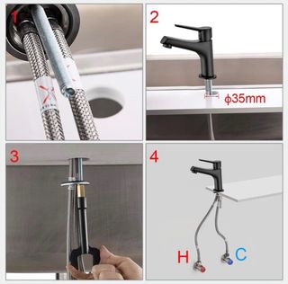 Grifo Lavabo Negro IbergriF