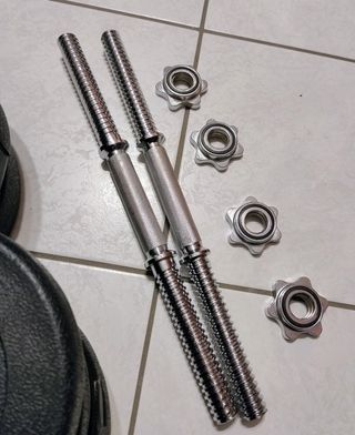 Manubri Regolabili, 2x da 40 kg Tot. con 12 Dischi