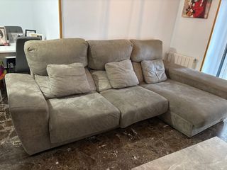 Sofá Chaiselongue Beige