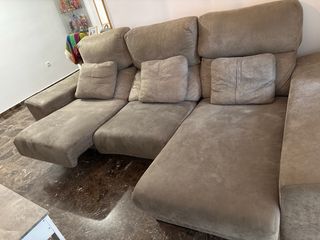 Sofá Chaiselongue Beige