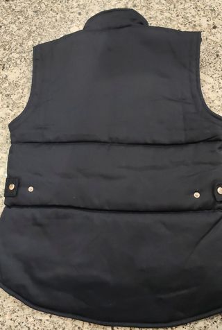 Chaleco laboral trabajo acolchado marino Talla S