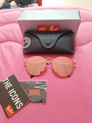Occhiali da sole Ray-Ban donna oro rosa