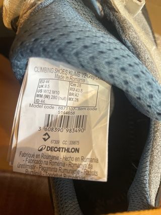 Zapatillas de escalada Simond talla 42