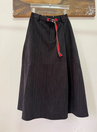 Falda Natural Hotel Algodón Bambú Negra