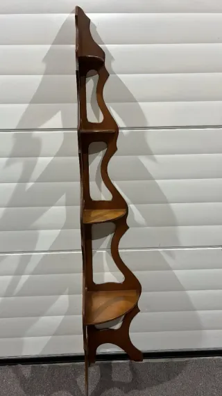 Estantería de esquina de madera 31x31x183cm