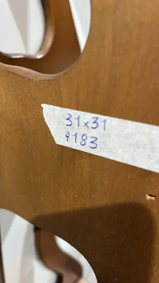 Estantería de esquina de madera 31x31x183cm