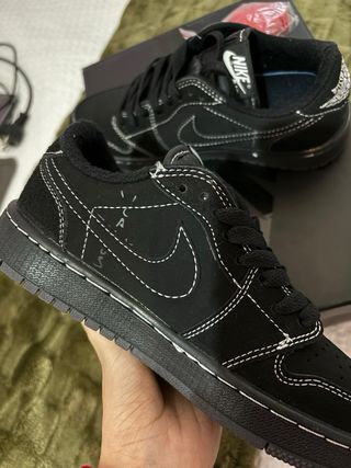 Jordan 1 Low Black Phantom T. Scott 36