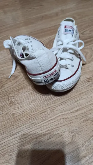 Converse All Star Bajas Blancas