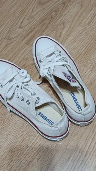 Converse All Star Bajas Blancas