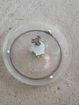 Motor y plato microondas