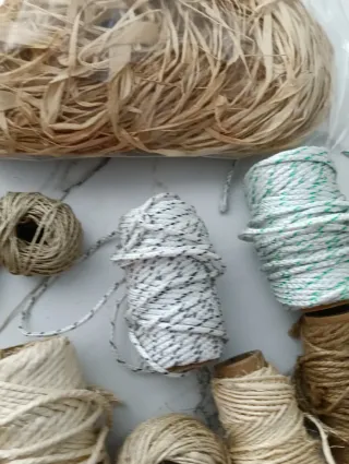 Lotes de Cuerdas y Rafia