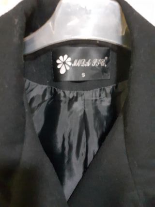 Abrigo LAURA ASHLEY Negro Talla Única