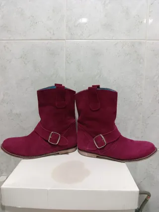 Botas de ante piel talla 38