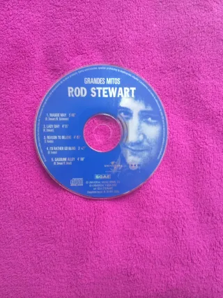 Grandes Mitos Música 5 CD Rod Stewart Stevie Wonde