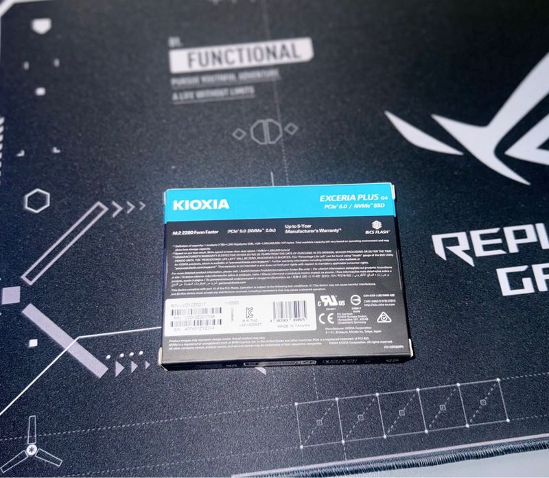 Kioxia Exceria Plus G4 NVMe SSD 1TB afbeelding 2