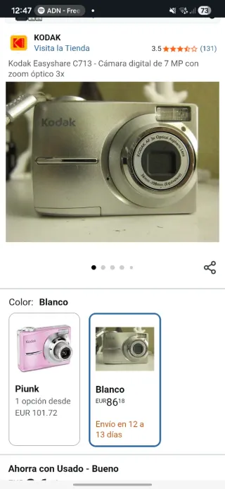 Cámara Digital Kodak Easyshare C713 7MP