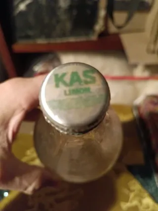 Botella Kas Antigua 1 Litro Vacía