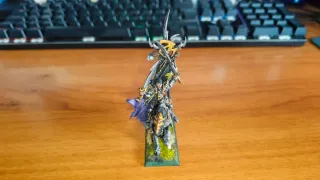 Príncipe Elfo Oscuro en Corcel Oscuro