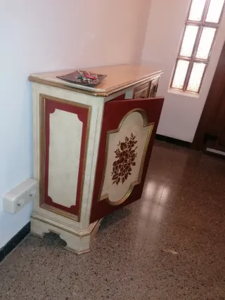 Mueble recibidor madera años 60