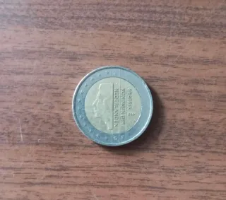 Moneda 2 Euros Países Bajos 2001