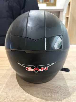 Casco de moto CAN negro